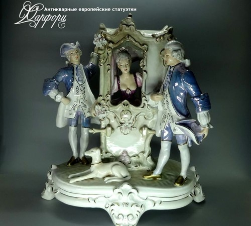 Купить фарфоровые статуэтки Royal Dux, Карета, Чехословакия